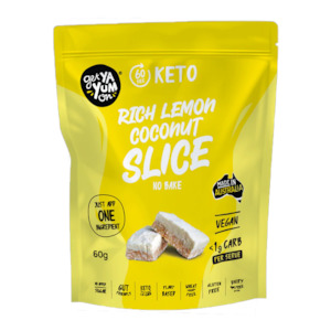 Baking Mixes: Rich Lemon Coconut Slice 60g - NO BAKE
