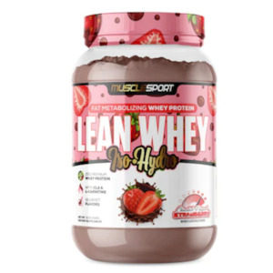 Musclesport Lean Whey Iso Hydro Chocolate Dipped Strawberry 907g