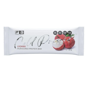 Fibre Boost Single: FIBRE BOOST Lychee 60g Cold Pressed Protein Bar -