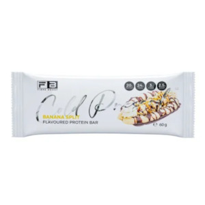 Fibre Boost Single: FIBRE BOOST Banana Split Flavour 60g Cold Pressed Protein Bar -