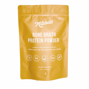 Protein Powder: Bone Broth Protein Powder - SALTED CARAMEL- 500g