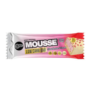 Best Sellers: High Protein Low Carb MOUSSE Bar 55g- STRAWBERRIES & CREAM