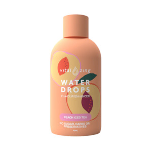 Nz Made: PEACH ICED TEA Water Drops 40ml