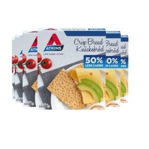Crackers: Crispbread Cracker 100g x 6 BOX BUNDLE