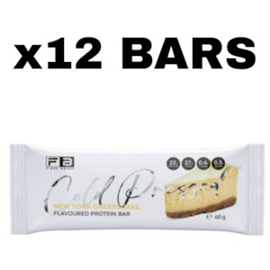 Low Calorie: FIBRE BOOST NEW YORK CHEESECAKE 60g x 12 BOX BUNDLE Cold Pressed Protein Bar -