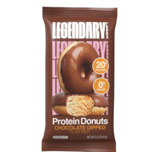 Chocolate Dipped Protein Donuts (2 Pack)