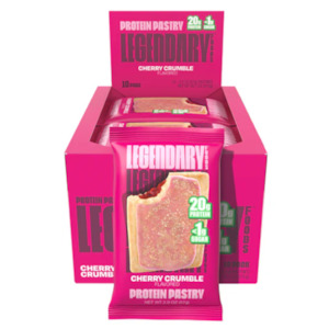 Breakfast Foods: Cherry Crumble Protein Pastry 10 Pack