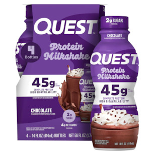 Bundles: Chocolate Protein Shake, 45g Protein 4 Pack