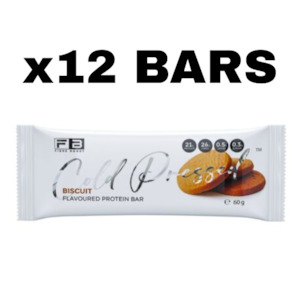 Bundles: FIBRE BOOST BISCUIT 60g x 12 BOX BUNDLE Cold Pressed Protein Bar -