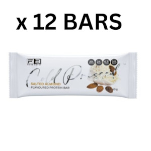 Bundles: FIBRE BOOST SALTED ALMOND x 12 BOX BUNDLE Cold Pressed Protein Bar -
