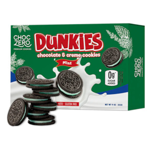 Cookies: Mint Choc Dunkies Sandwich Cookies, 255g - Mint