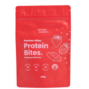 Strawberry White Chocolate Whey Protein Bites 300g