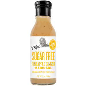 G. Hughes Sugar Free Marinade - PINEAPPLE GINGER 340ml