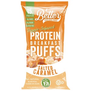 Breakfast Foods: Protein Puffs Salted Caramel 25g