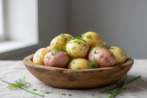 Frontpage: New Potatoes Swift  or Jersey Bennie Per Kg