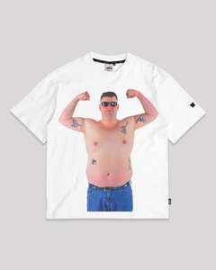 Print Capsule Photo: BEEFY TEE 2.0 - LOWER X WAX MUSTANG - BIG WAX