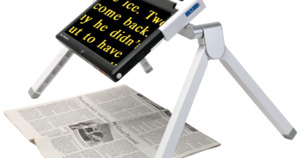 Low Vision: Reading stand