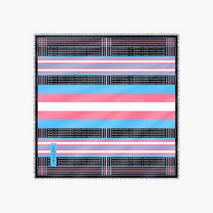 Accessories: Trans Pride Classic Black Bandana