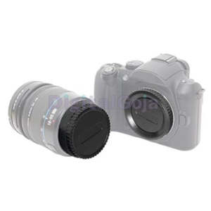 Front and Rear Lens Cap Cover for DSLR Canon
