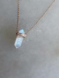 Moon Jewels Collection: - PRE ORDER Estela Necklace - 14K Rose gold vermeil