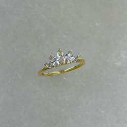 Moon Jewels Collection: Mia - 14K Yellow gold vermeil