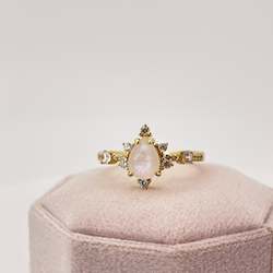 Moon Jewels Collection: Nova - 14K Yellow gold Vermeil