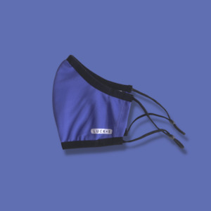 Face Masks Accessories: LUCKEFit™ Travel Face Masks |  Award-Winning ViralOff® | NZ Helix+ Filter | Blue