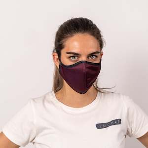 LUCKEme™ Face Masks | Award-Winning HeiQ™  | Ocean Balance™ | Burgundy