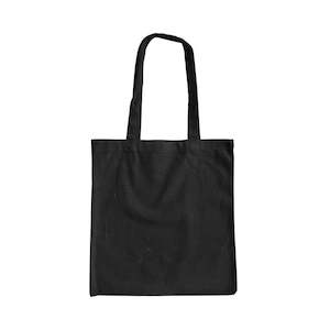 Organic Black Canvas Promotional Bag | ECV-08B