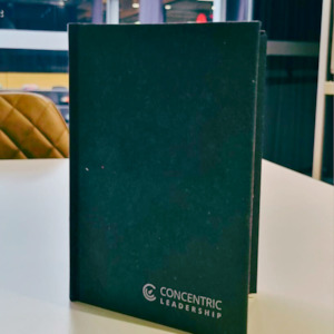 Merchandise: Recycled Cotton Hard Cover Notebook