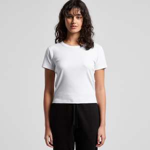 Women's Organic Rib Baby Tee 4074