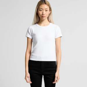 T Shirts: Women's Organic Rib Tee - 4029G