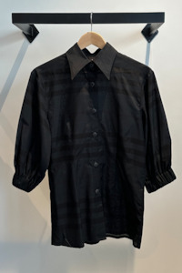 Tops: LUC | Lydia Shirt | Navy + Blue