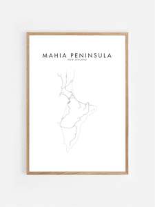 MAHIA PENINSULA, NZ HOMETOWN PRINT