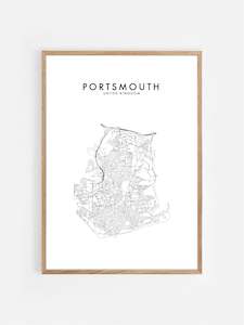 International Hometown Prints: PORTSMOUTH, UK - HOMETOWN PRINT