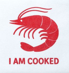 Our Napkins: I’m Cooked – Prawn Luncheon Napkins (Pack of 20)