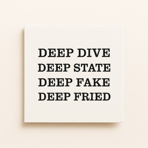 Our Napkins: Deep State – Cocktail Napkins – Set of 20 Napkins · Airlaid Paper