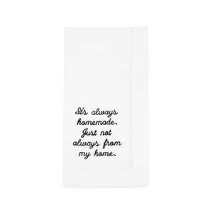 “It’s always home-made, just not always from my home.” – 100% Linen Embr&hellip;