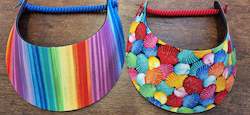 Sun Visors - Rainbow and Shells