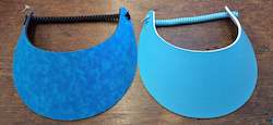 Accessories: Sun Visors - Dark and Light Aqua