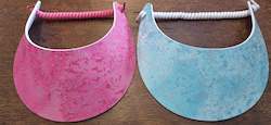 Accessories: Sun Visors - Glitzy Pink and Glitzy Aqua