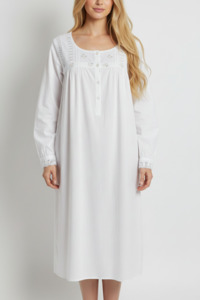 Nightdress: Abbey Cotton Night Dress
