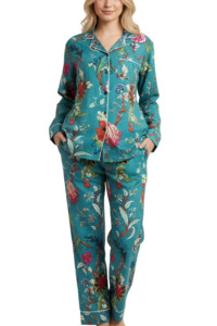Pyjamas: Cotton Pyjamas - Tree of Life, Teal