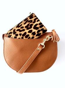 SALE LULU LUXE - HARPER CROSSBODY BAG TAN