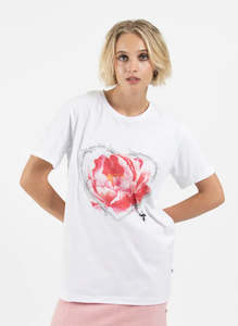 Clothing: Rush Tee - Caged Rose - Only XS Left