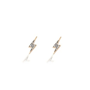 Products: BOLT 18 - carat gold and diamond stud earrings - Lulu's Collective Designer Jewellery Online NZ