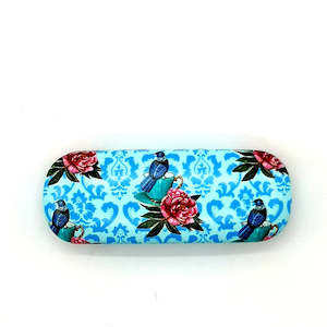Accessories: Glasses Case - Angie Denis (Tui, Cup and Pink Flower) - NZ ARTISTS COLLECTION