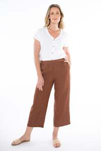 Under 250: Wide Stripe Pant - Sepia/Black - JUMP
