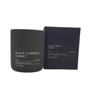 Soy Wax 290g Candle in Slate Vessel (Black Currant Sorbet) - WAXGLO