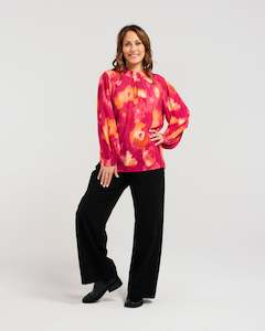 Tops: Irene Top - Pink Aurora - ZAFINA